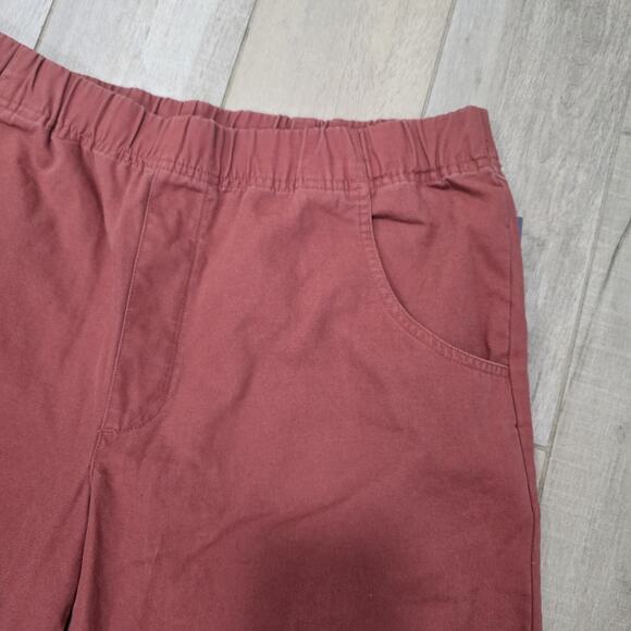 Women's Mid-Rise Barrel Leg Pull-On Pants - Universal Thread Size XL - Picture 8 of 9